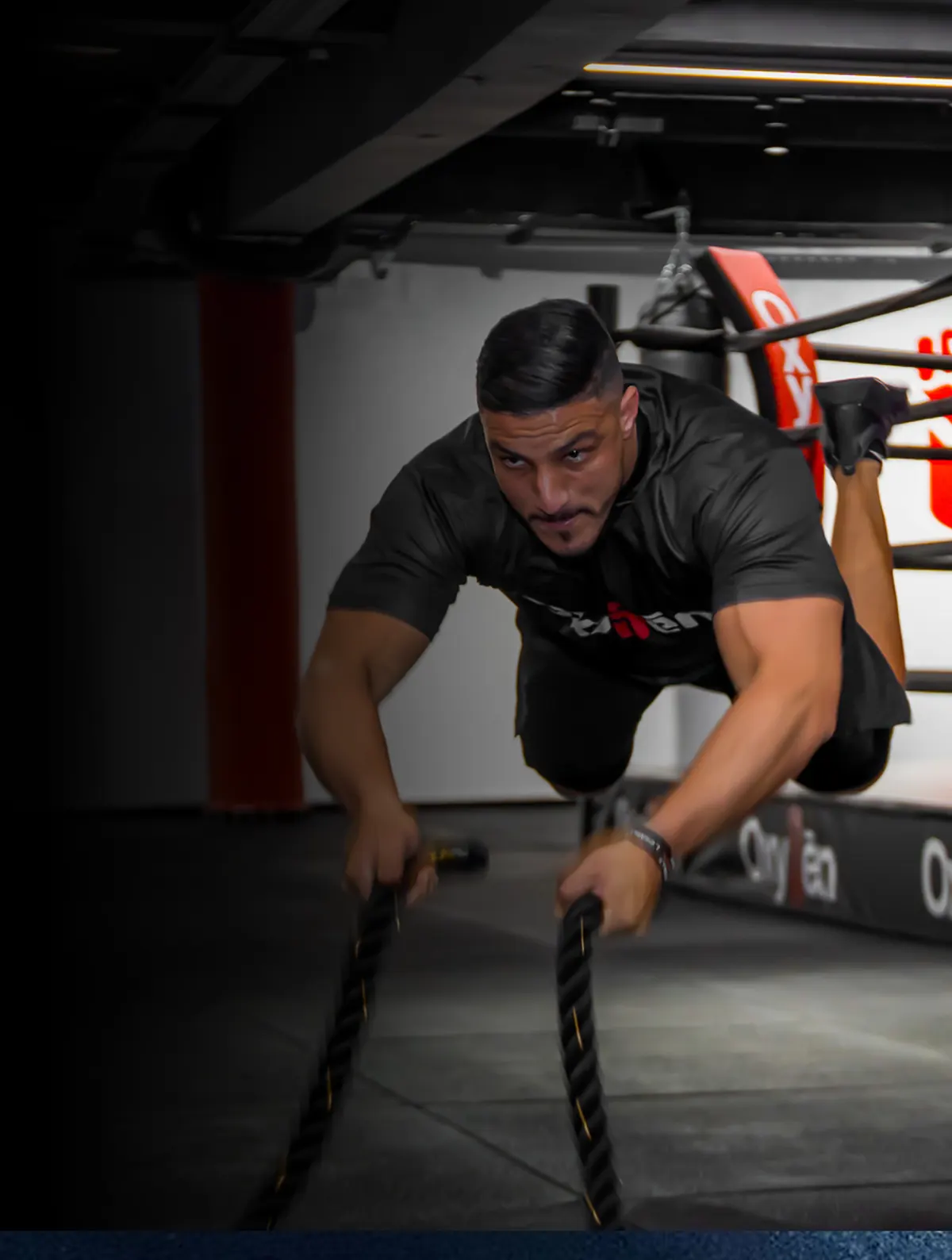 Séance de battle ropes